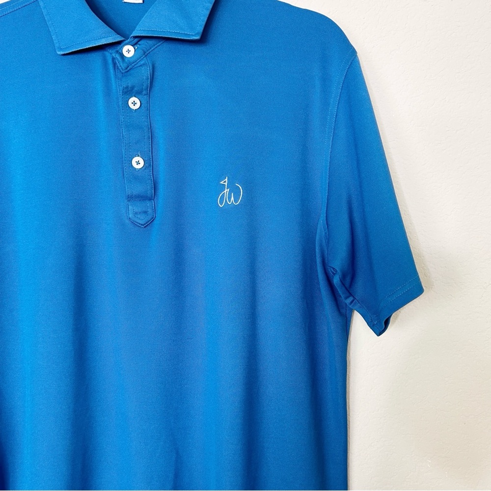 Holderness & Bourne The Macdonald Knit Polo teal / blue Size L - Picture 2 of 8